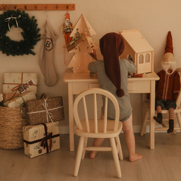 Adventskalender juletræ bordmodellen Pelle