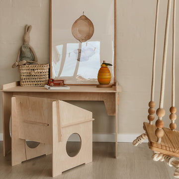 Børnestol i birkefiner – dansk design fra Pixiform