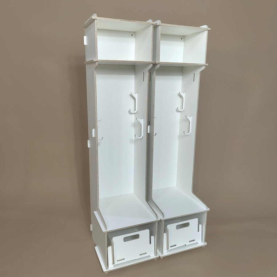 Kombisæt 2 stk Bertram med 2 kasser - White Line