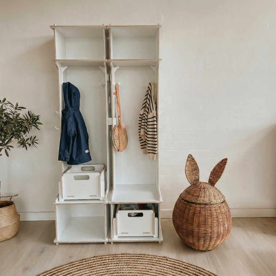 Kombisæt 2 stk Bertram med 2 kasser - White Line