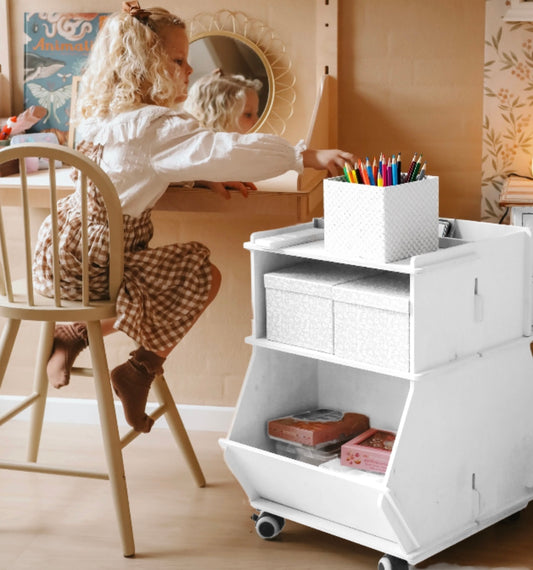 Alberte rullevogn - White Edition