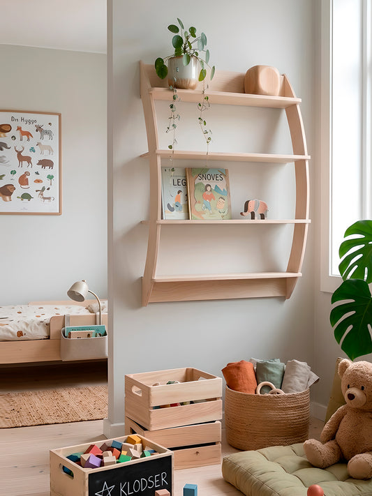 Væghylde børneværelse