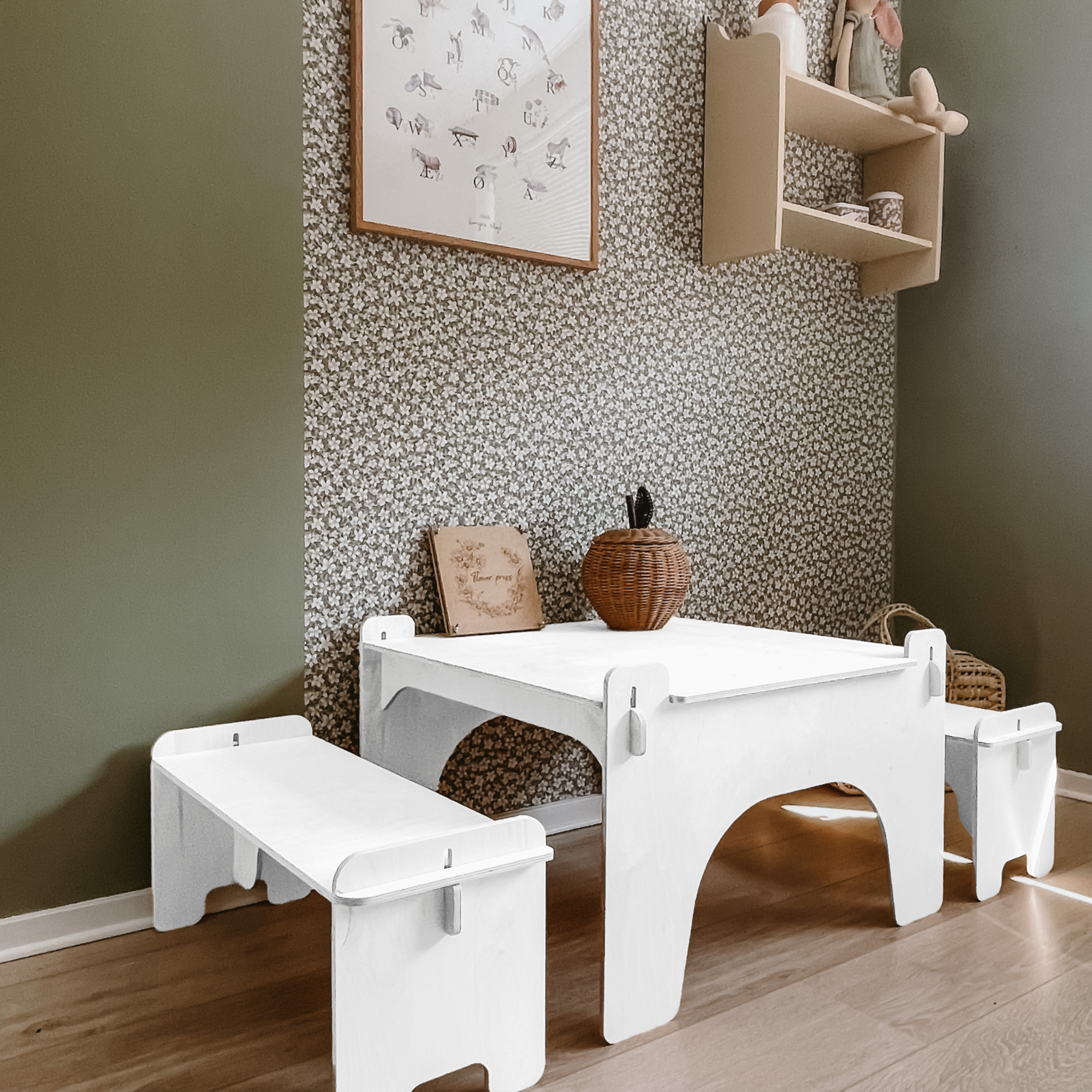 Legebord Tristan - White Edition