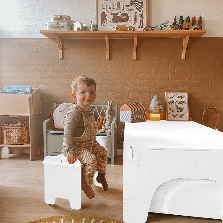 Taburet Arthur – 40 cm - White Edition