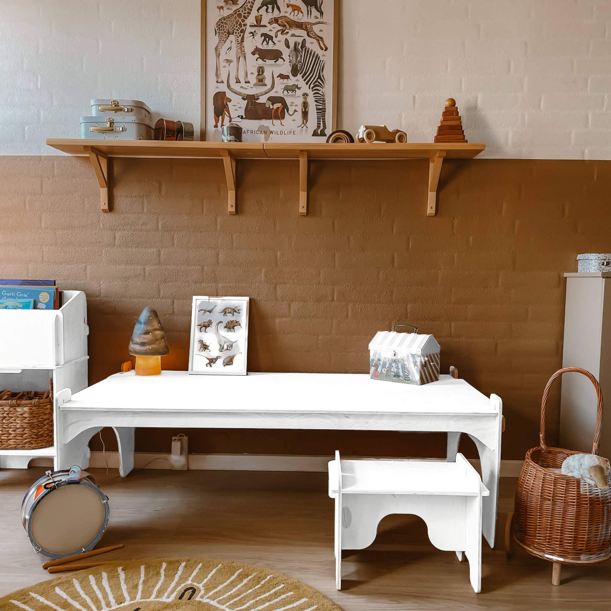 Taburet Arthur – 40 cm - White Edition