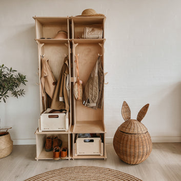 Kombisæt 2 stk Bertram med 2 kasser - White Line